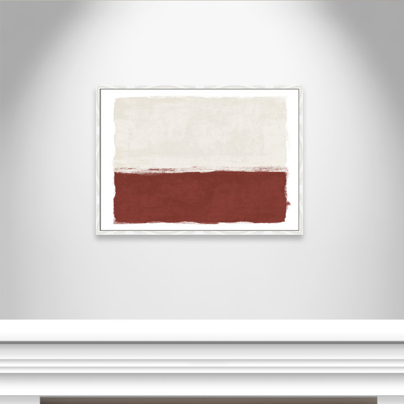 «Intense Rust II - Landscape Version Print» par Natalie Carpentieri, L 35,5 po x H 25,5 po, Impression encadrée