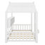 Lit sur pied Montessori, lit sur pied avec tablette de rangement pour tout-petit, lit de jeu avec toit-118020154-118020155