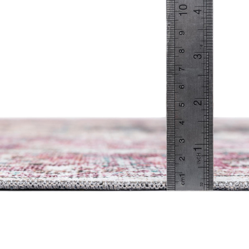 Njay Oriental Indoor Rug, Round 6'