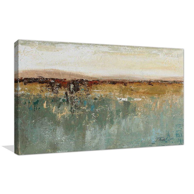 Antique Contemporary I by - Peinture, H 28 po x l 48 po x P 1,5 po, Toile tendue