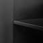 Buffet noir avec beaucoup de rangement et un superbe design polyvalent