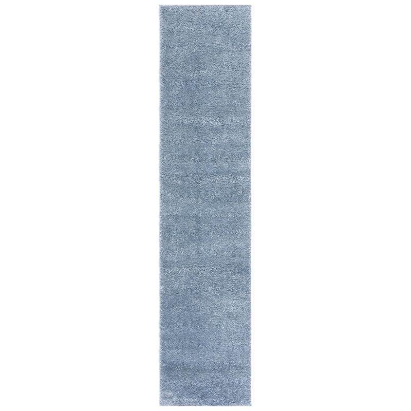 Corfu Blue Area Rug, Runner 2' x 9'