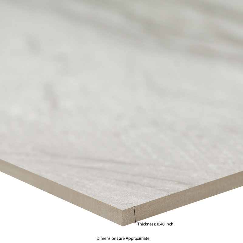 Marnix 12 in. x 24 in. Matte Porcelain Stone Look Floor and Wall Tile, Gravelle
