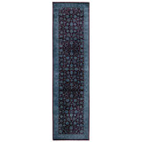 Overdyed One-of-a-Kind 2' 7" X 10' 2" Hand Knotted Area Rug