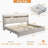 Francille Upholstered Bed Frame with Headboard，Storage Bed with 2 Drawers-1648260-63201803