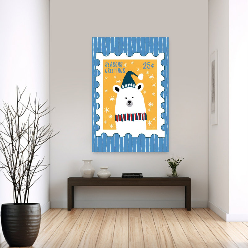 Holly Jolly Mail V, ours contemporain, H 60 po x l 40 po