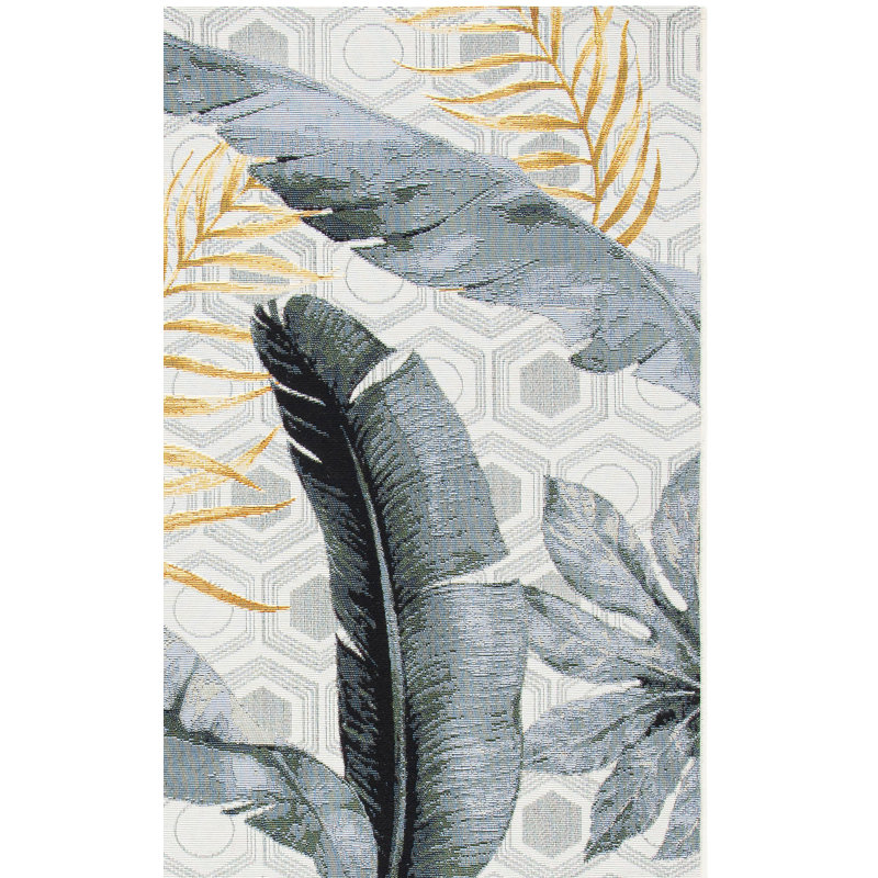 Islip 500 Performance Geometric Indoor/Outdoor Area Rug, Rectangle 4' x 6'