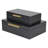 Rebeka 2 Piece Faux Leather Decorative Box Set