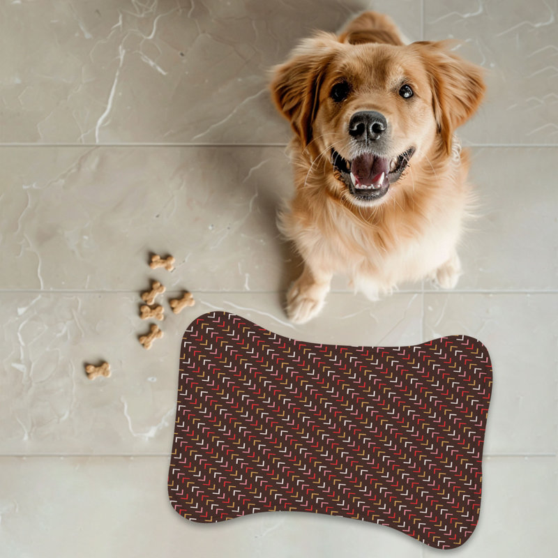 Blush Love - 1 Piece Bone Shape Feeding Mat