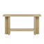 Table console de 60 po avec placage de frêne-214777719