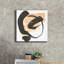 «Epic Graffiti» «Black And Cream 1» par Chris Paschke, art mural sur toile, 18 po x 18 po