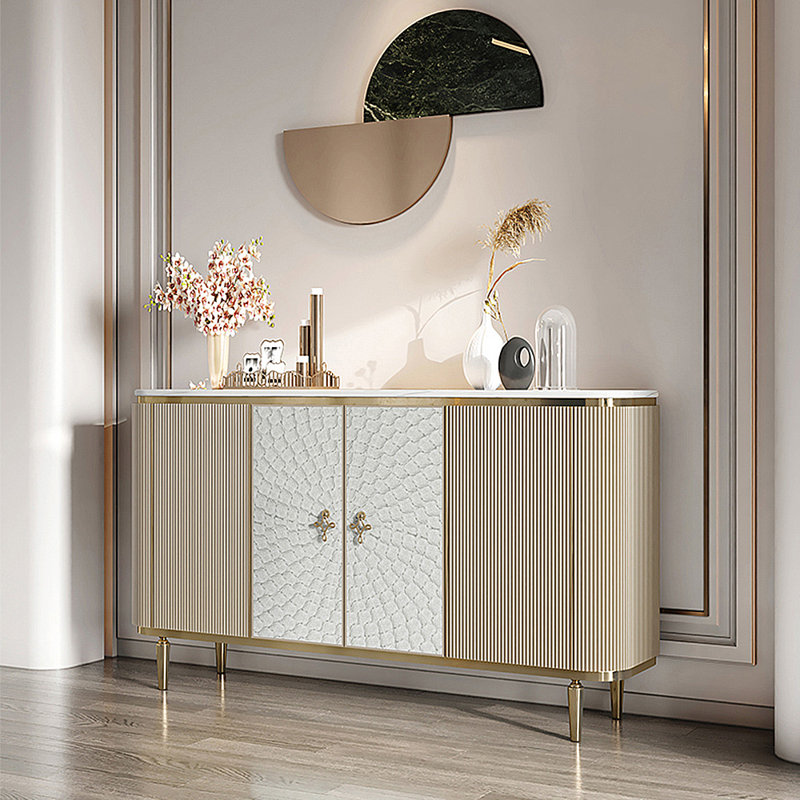 Buffet moderne et minimaliste avec armoire de rangement, H 35,43 po x l 70,87 po x P 15,75 po