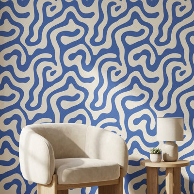 White Background Wallpaper Abstract Pattern Wall Mural