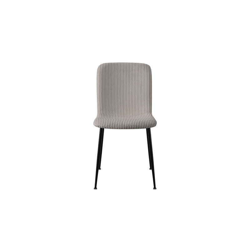Alice Upholstered Dining Chair, Light Grey