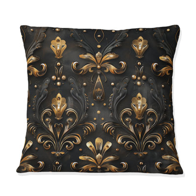 Coussin décoratif damassé Glam III - Glam