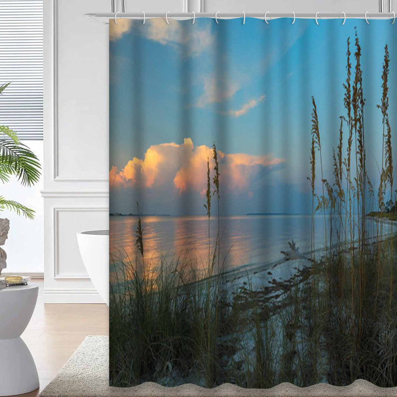 Plage de sable, plage, lever du soleil, coucher de soleil en Floride, magnifique plage avec 12 crochets, L 72 po x l 78 po