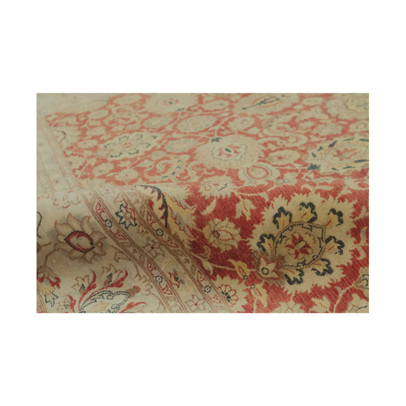 Wool Oriental Area Rug in Orange