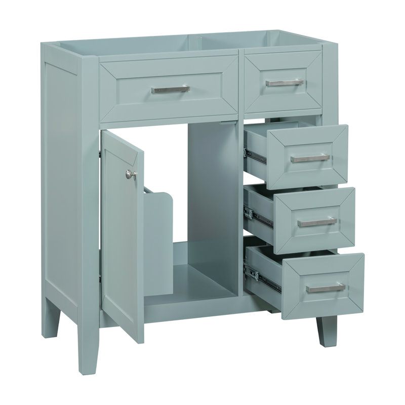 Base de meuble-lavabo simple 29,52 po seulement, Vert
