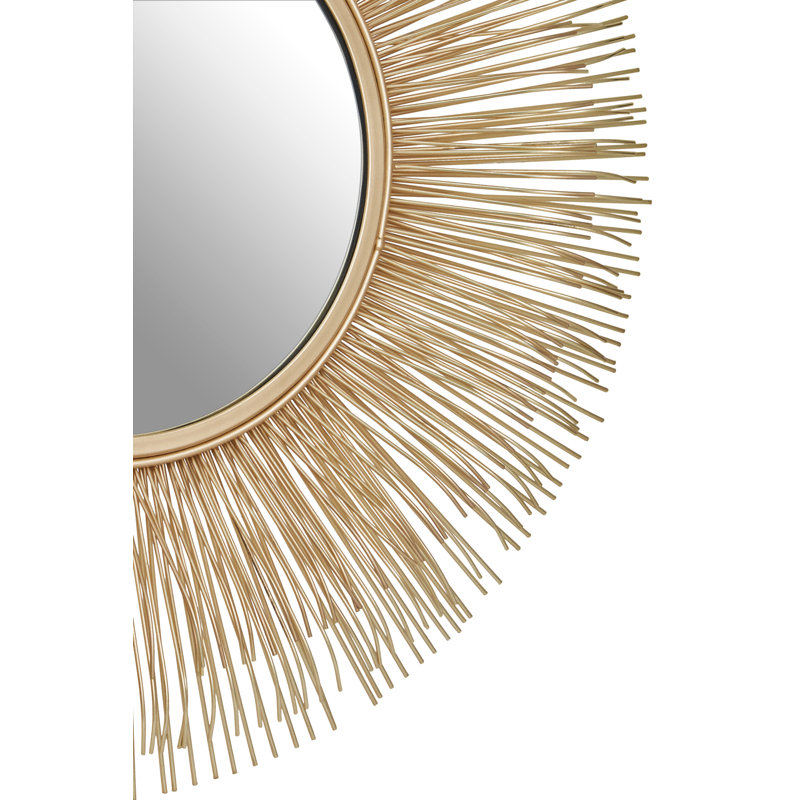Metal Sunburst Mirror