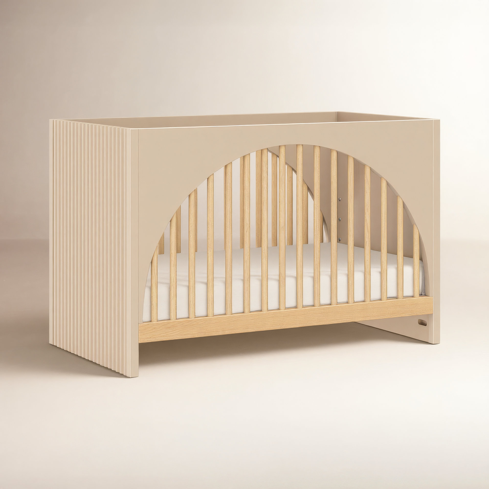 Moab 3-in-1 Convertible Crib, Brown