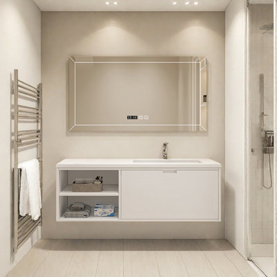 Simple and modern bathroom cabinet