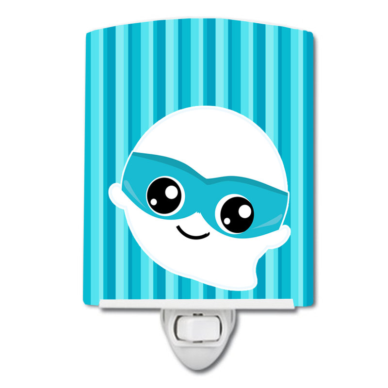 Halloween Ghost Superhero Ceramic Night Light