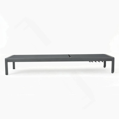 Comfortable Chaise Lounge Set For Two, Perfect For Relaxing In The Backyard And Enjoying The Summer Weather