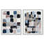 Palette de cubes, ensemble de décorations murales abstraites encadrées par Art Remedy, cadre blanc, 24 x 30-135371738-135371750