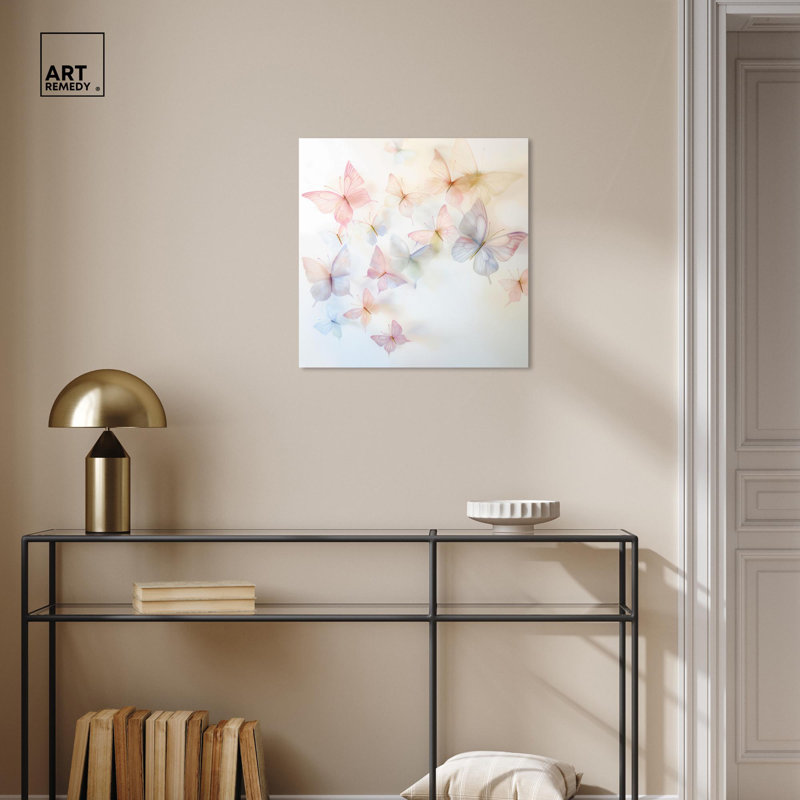 Art sur toile «Gossamer» par Art Remedy, Toile tendue, H 20 po x l 20 po x P 1,5 po