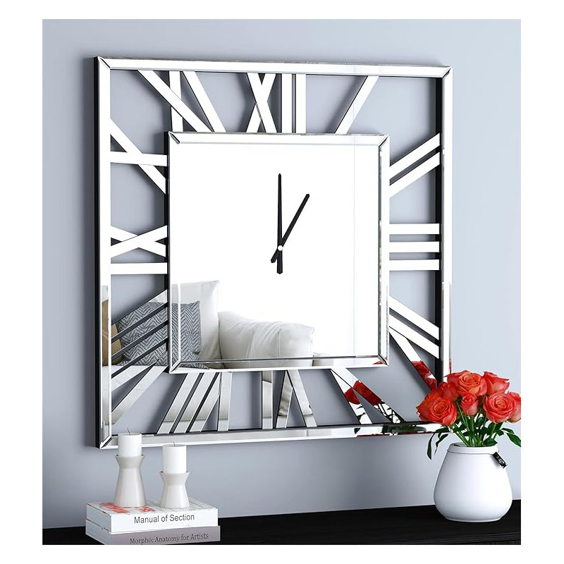 Glass Wall Clock