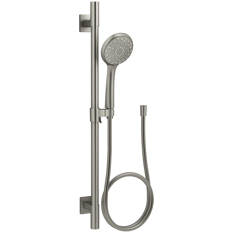 Awaken B110 Multifunction Slide Bar Shower Head, Vibrant Brushed Nickel
