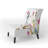Brechta Vibrant Curve Design II - Velvet Upholstered Modern Slipper Chair-71876213