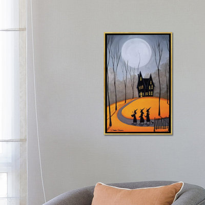 Three Little Witches by Debbie Criswell - Painting