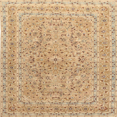 Tapis décoratif beige à motif oriental drumack
