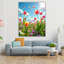 Art mural en verre trempé Tulip Field-131230088
