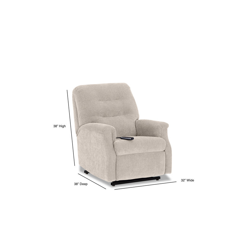 Catella Small Scale Zero Gravity Lift Chair, Tan