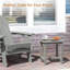 Table compacte Adirondack - Table d'appoint d'extérieur résistante aux intempéries pour patio-1509404655