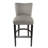 Upholstered Counter Stool with Solid Wood Frame-48367410