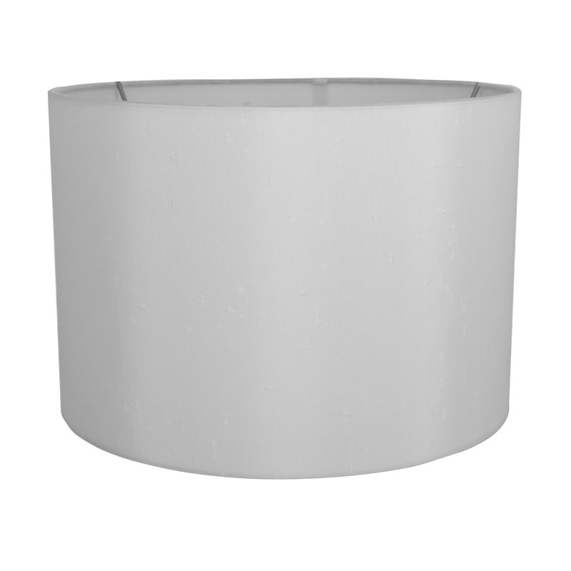 Abat-jour cylindriques 13 po en haut x 13 po en bas x 9 po, Blanc
