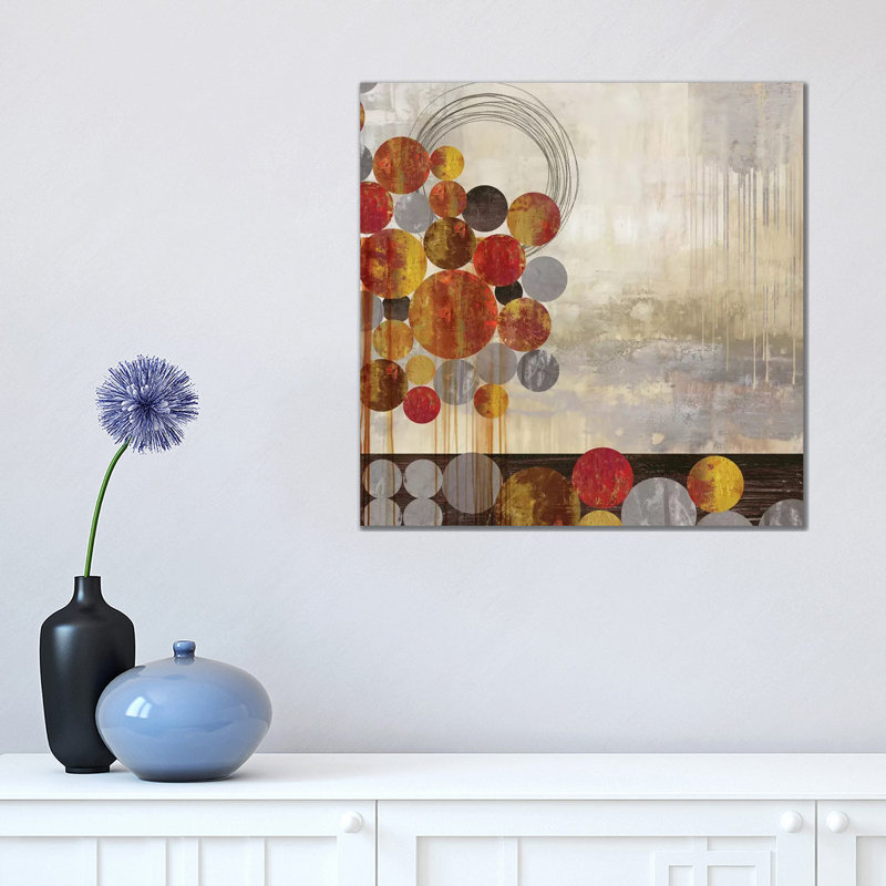 Sphere Scape 1 Piece Wrapped Canvas Painting, 45.72 cm H x 45.72 cm W x 3.175 cm D