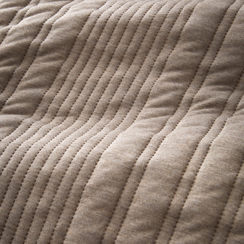 Tamba Jersey Stripe Zofia Oxford Pillowcase, Mole