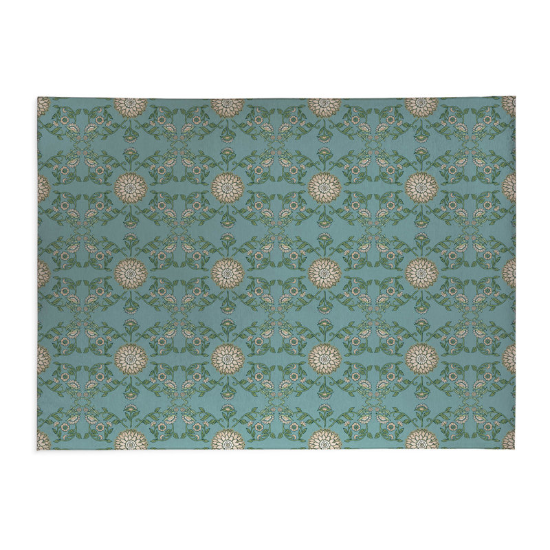 Aria Soft Step Outdoor Area Rug, Blue, Rectangle 10' x 8'