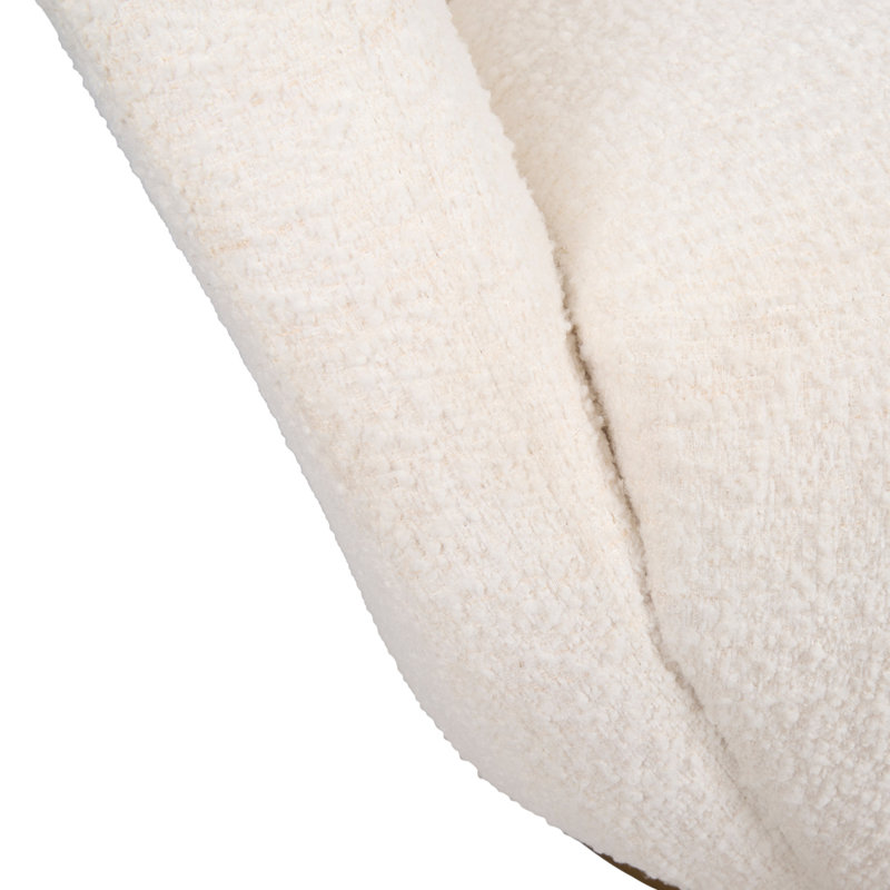 Alba Boucle Swivel Armchair