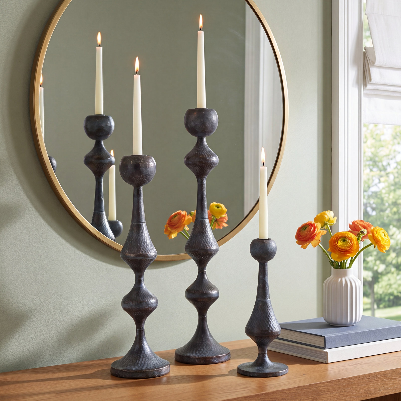 Jayraj 23'' H Tabletop Candlestick