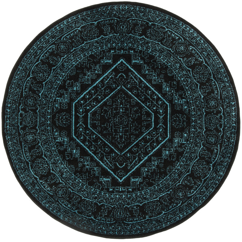 Alisa Performance Oriental Rug, Round 8'