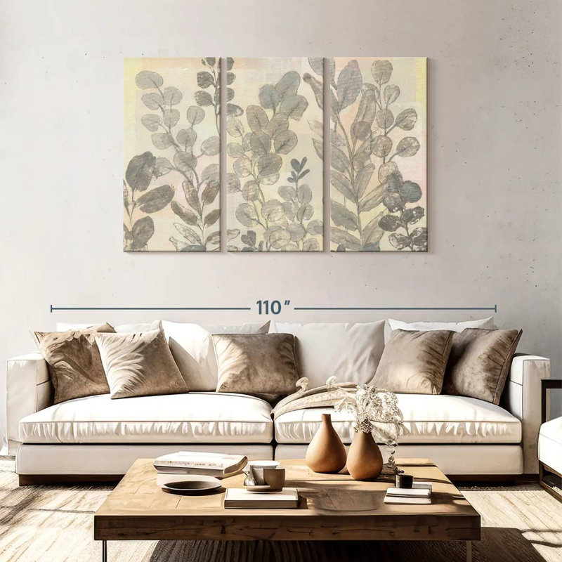 Leaf Pattern I, 48" H x 74" W