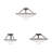 Wilbrecht Glass Semi Flush Mount-1127140705-1127140709