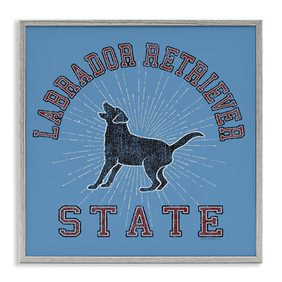 Varsity Labrador State Giclee Art by Spirit Animals/Life Is High