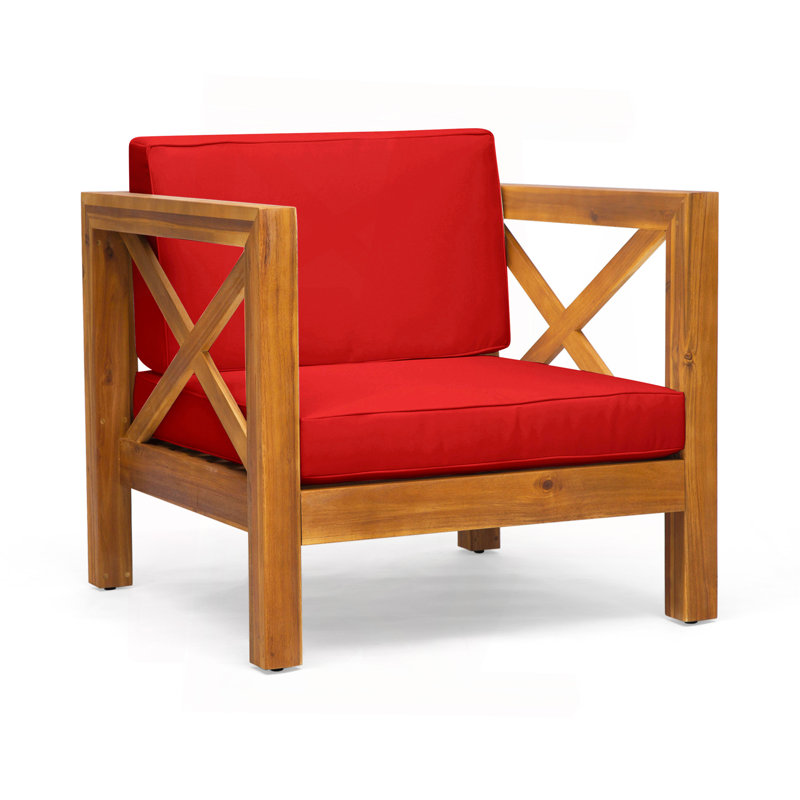 CHAISE CLUB, Rouge, Teck