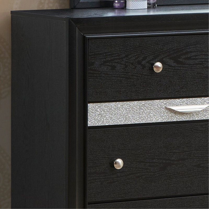 Commode Madrid G02350-D, Noir